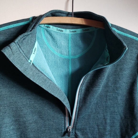 Teal Wind River Ladies Wool Base Layer Long Sleeve T-Max Heat, Size Small - Picture 6 of 13